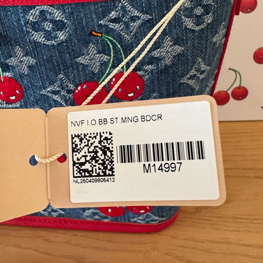 ‼️SOLD‼️NWT Louis Vuitton x Takashi Murakami Cherry Cerise Inside Out BB - Picture 5 of 10